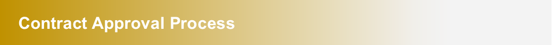 Contract Approval Process Contract Approval Process